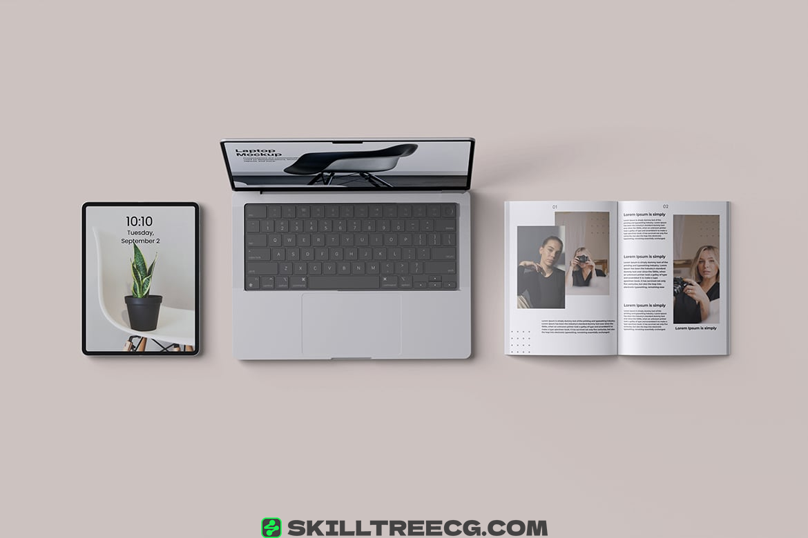 图片[2]-Device And Magazine Mockup（503624）-技能树